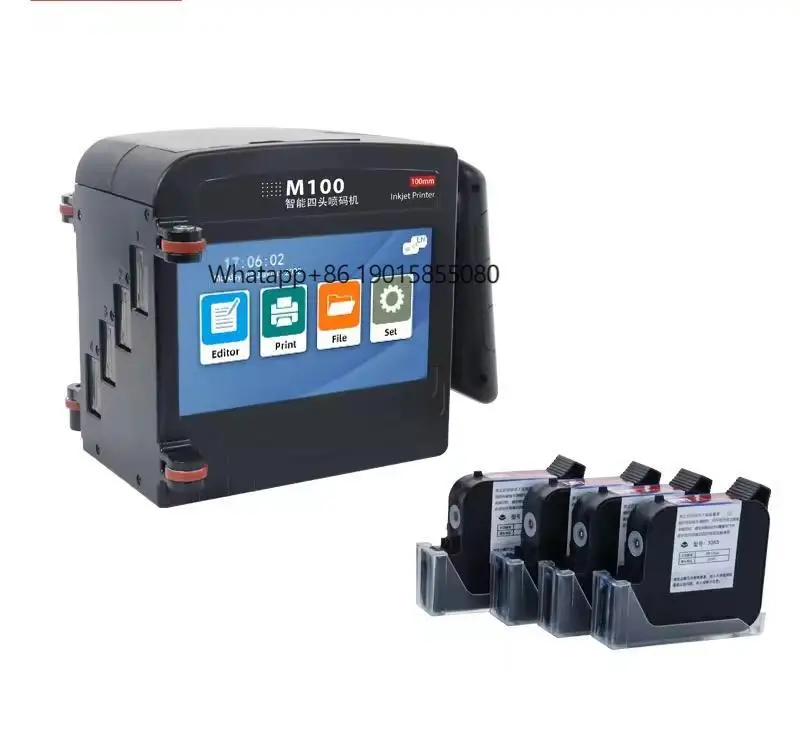 

10cm Large Letters Smart Expiry MFG Date Batch Coding Hand Jet Printing Inkjet Printer for Carton Food Package