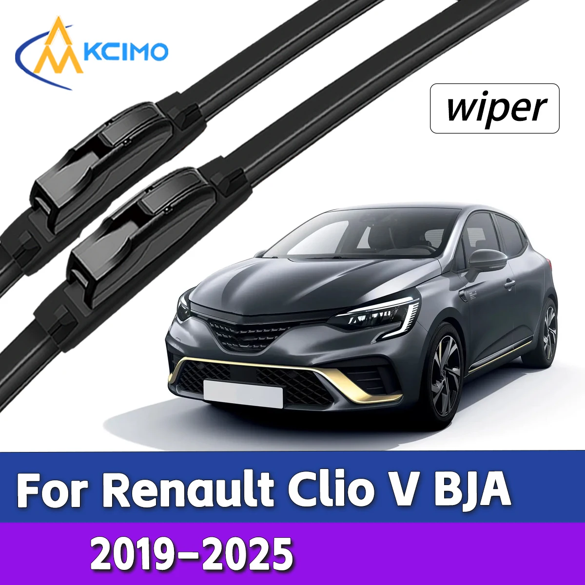 

All-Weather High Performance Wipers For Renault Clio V BJA 2019-2025 Front Window Cleaning Kit