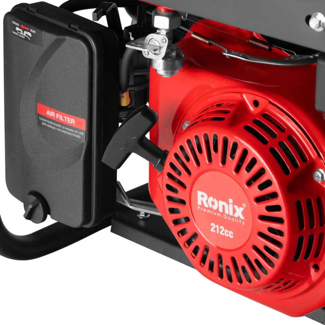Ronix RH-4780 Dual Fuel Portable Generator 3500 Watt Gas or Propane Powered Electric Start-Camping RV Ready Gasoline Generator