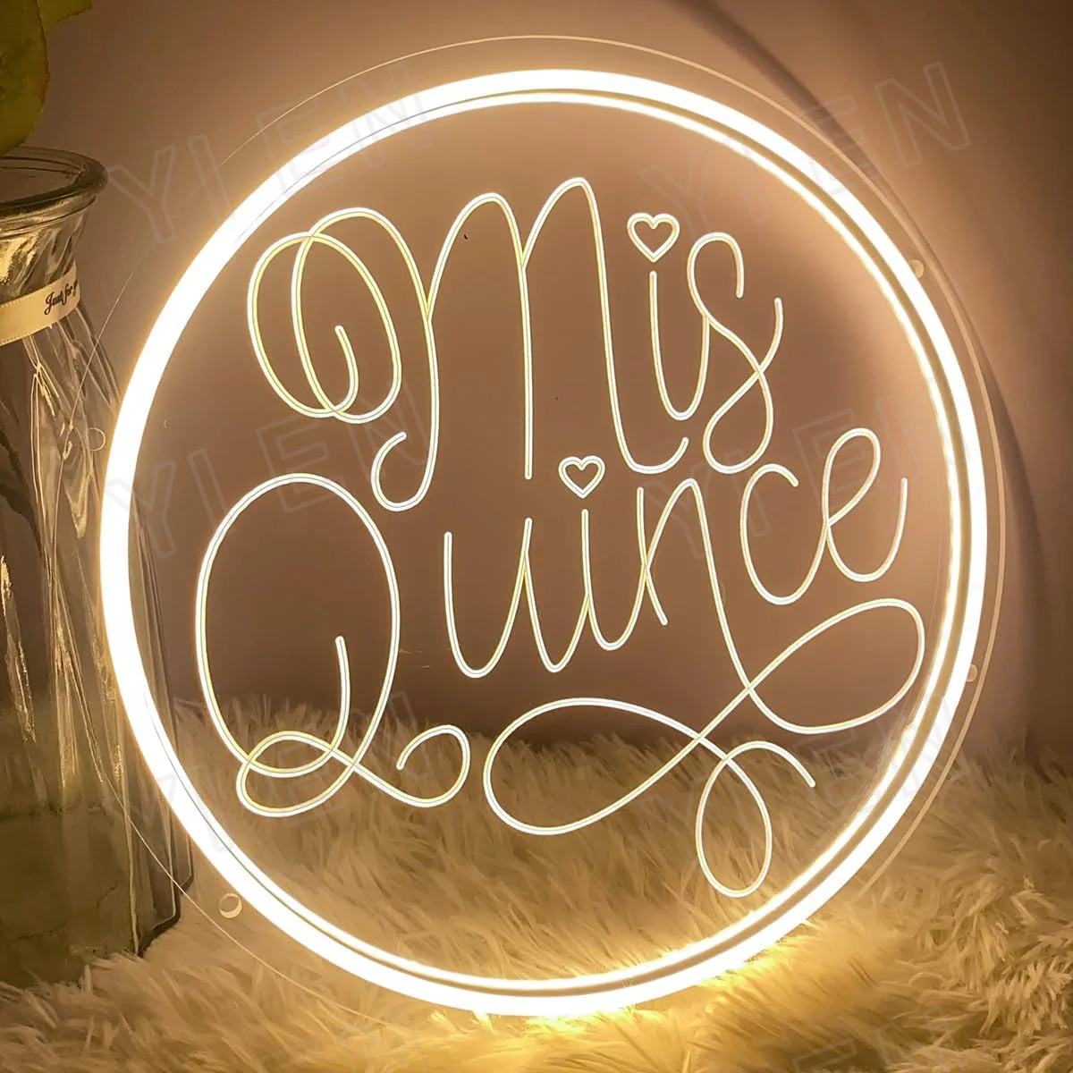 Imagem -03 - Marmelo Quinze Neon Sign para Wall Decor Arte 3d Design de Escultura Quarto Interior Led Neon Signs Backdrop Flex Festa de Natal Nós