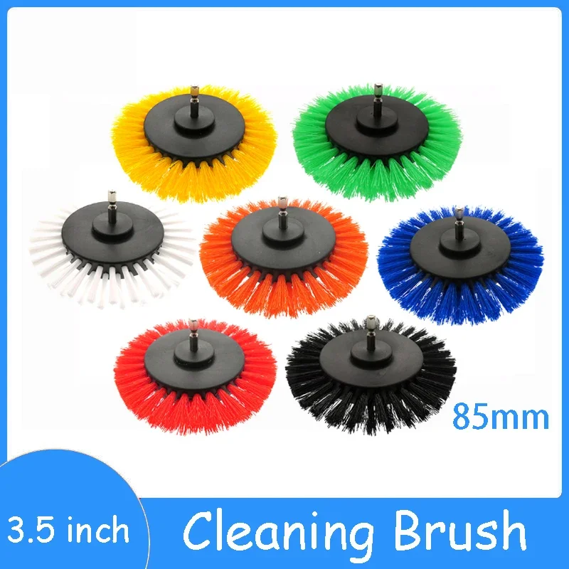 

3.5-Inch Drill Cleaning Brush Power Brush with 1/4-Inch Handle for Cleaning Carpet Automotive Kitchen Bathroom Crevices