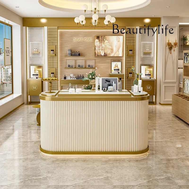 NB Shopping mall clothing store Nakajima cabinet display stand multi-layer art nail products Nakajima display cabinet