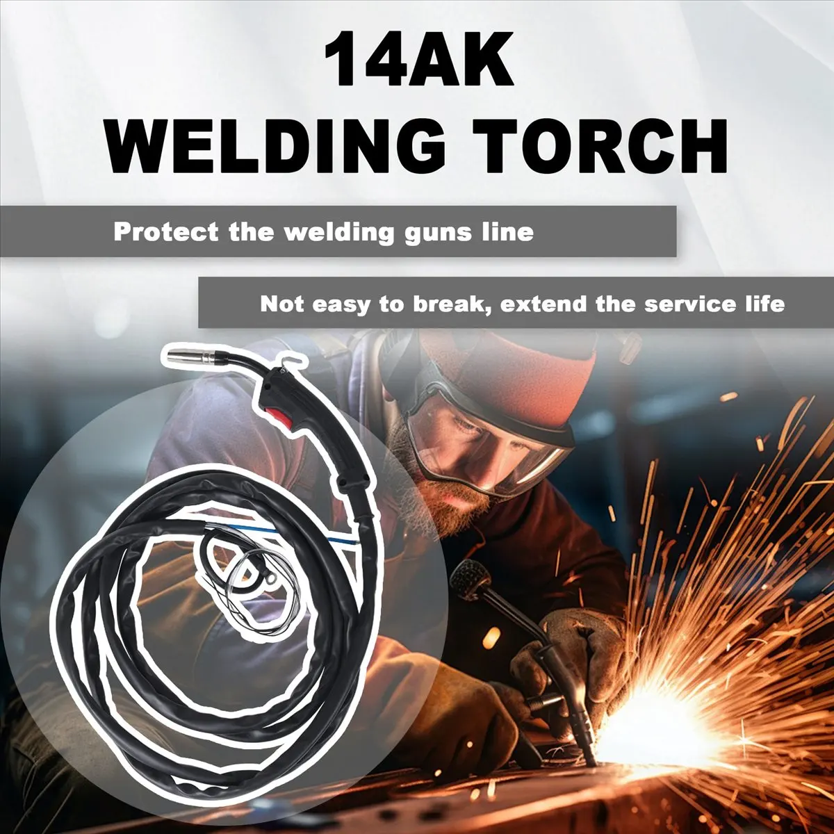 

A40T Mig сварочные машины/оборудование, аксессуары, сварочная горелка Binzel 14Ak для сварочного оборудования Mig с кабелем 4 м