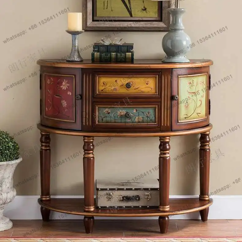 PG Luxury Classic Console Table Vintage Premium Trendy Beauty Console Table Elegant Living Room Tisch Entrance Hall Furniture