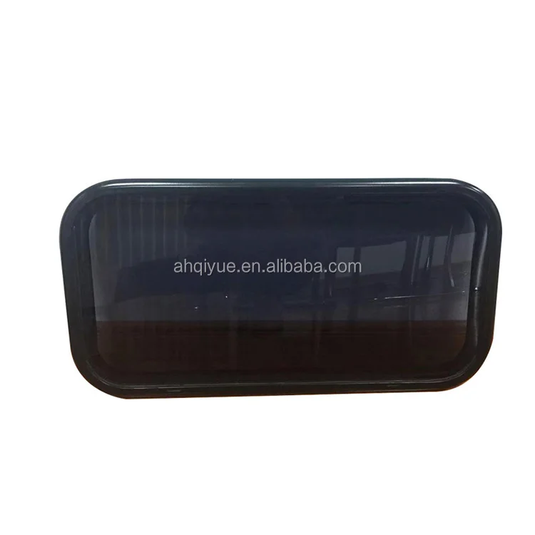 1200x700mm Motorhome Parts Wholesale Customizable Rv Window Clip Wall with Transparent Gray Glass for Custom Sizes