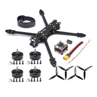 Mark4 7inch 295mm Carbon Fiber Frame F4 F405 Flight Control 60A ESC 2807 1300KV Motor 7040 Propeller for FPV Long Range Frame