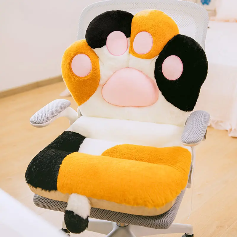 Kawaii Cat Paw Soft Plush Seat Cushion - Special Edition