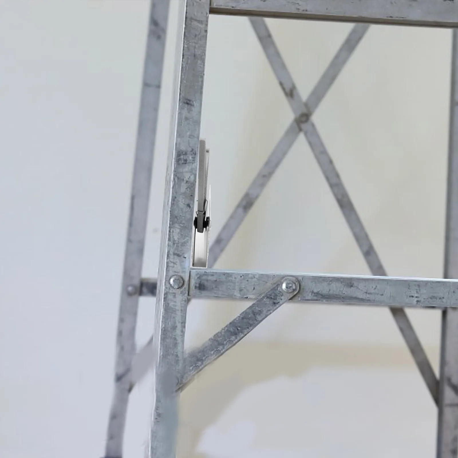 2 قطعة مجموعة قفل الرنين الفولاذ المقاوم للصدأ لاستبدال تمديد استقرار سلم معدني اكسسوارات المنزلية أقفال الرونج التمديد #2