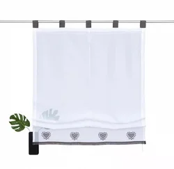 Roman Curtains 1 PCS/Lot Tulle Curtains Sheer Window Door Curtains For Kitchen Living Room Voile Screening Panel Spliced Teryle