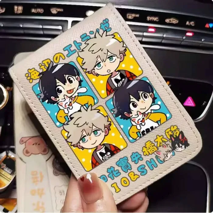 

Stranger By The Shore Anime Fashion Wallet PU Purse Card Cash Holder Bag Cosplay Gift B1642 Anime