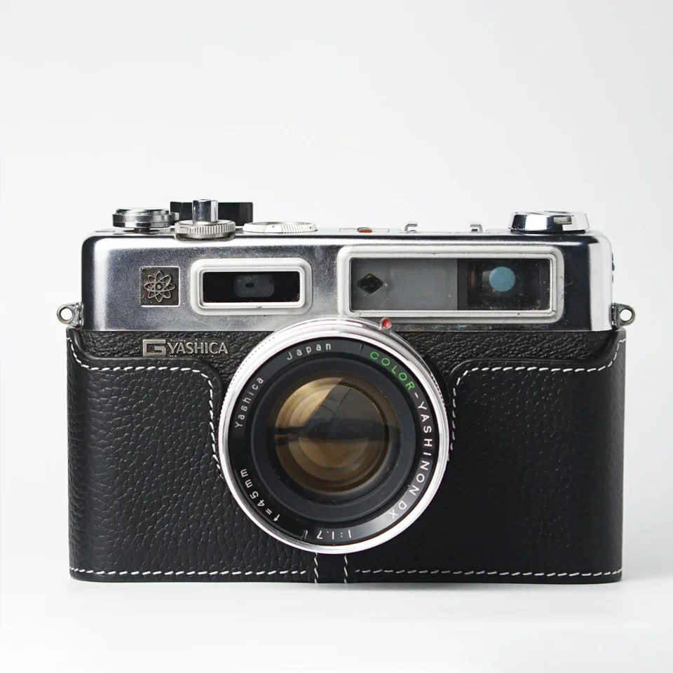 Handmade Genuine Leather Protective Half Case For YASHICA 35 GS