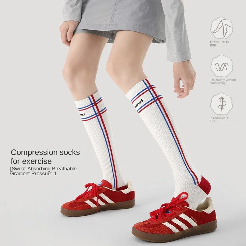 1pair 2pairs Travel Flight Wearable Stockings Compression Socks Thigh High Socks Air Permeable Thread Optimize Blood