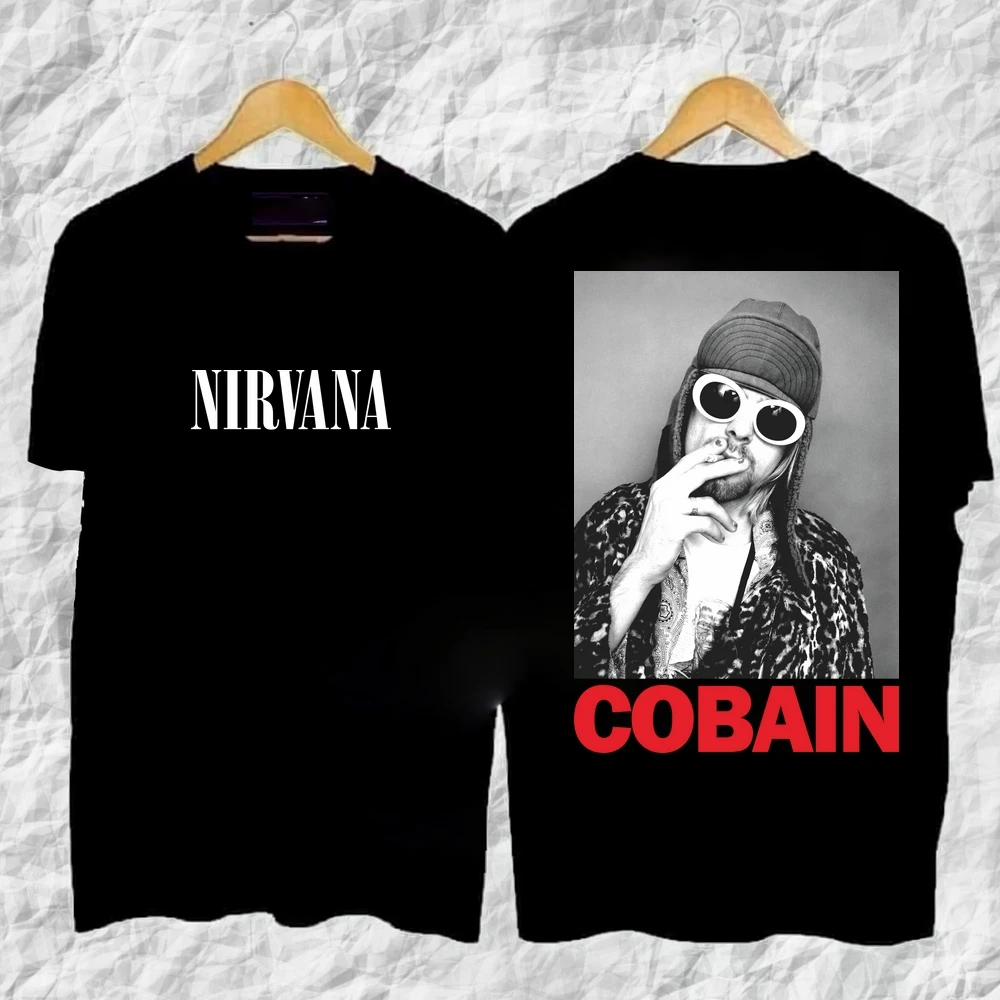 Rock Band Shirt Nirvana Nevermind Thai Kurt Kuben Men Fashion Short Sleeve 100%cotton Shirt Rock Band Tshirt CartoonTops Tees view 2