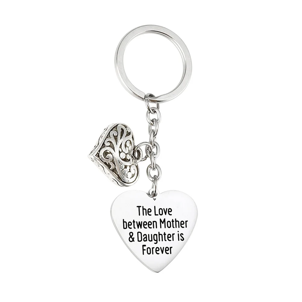 

Mothers Day Steel Creative Rings Creative Holder Durable Stainless Steel Key Rings Key Chain Holder Bag Car Keys Gifts
