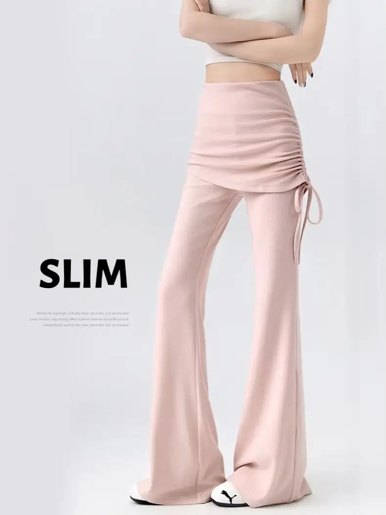 High-Waisted Slimming Yoga Pants Pilates Workout Clothing Training Leggings Butt-Lifting Pants Women Outdoor Flared Pants
