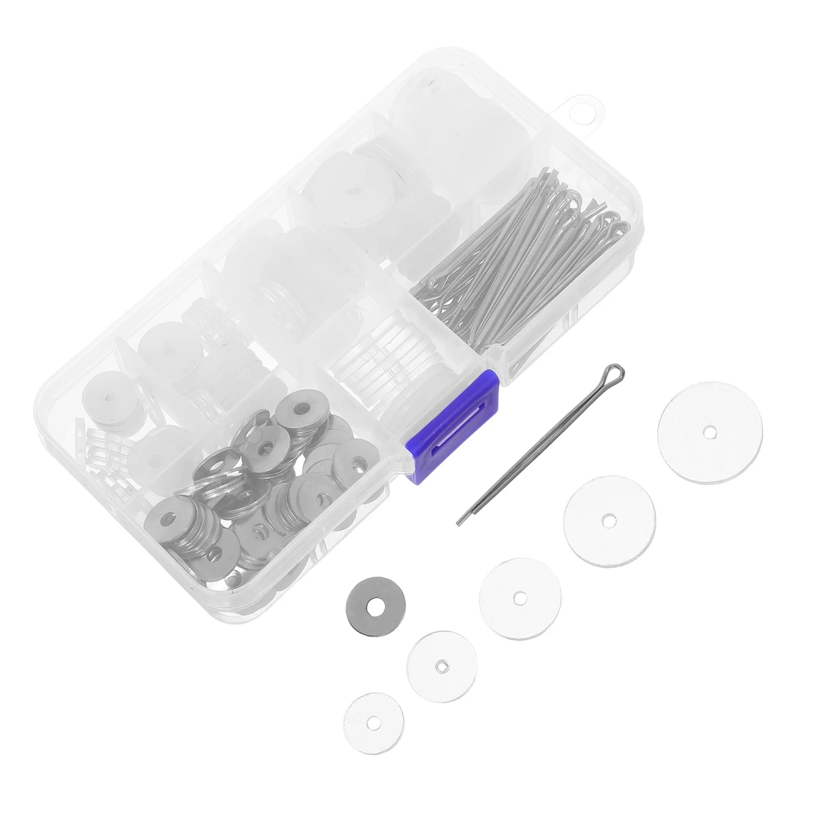 ข้อต่ออะคริลิค 50 ชิ้น 1 กล่อง ขนาด 12/14/16/18/20 มม. ข้อต่อหมีแบบหมุนได้ สำหรับงาน DIY ตุ๊กตาแอคชั่นฟิกเกอร์ อุปกรณ์ทำโมเดลข้อต่อขยับได้