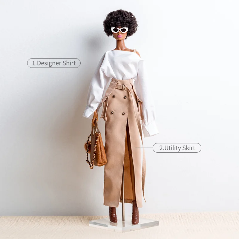 Supermodel Poppenkleertjes Pak Herfst Winter Kledingsets DIY Speelgoed 32cm Poppenhuis DIY Verkleed Speelgoed 1/6 Anime BJD Collector