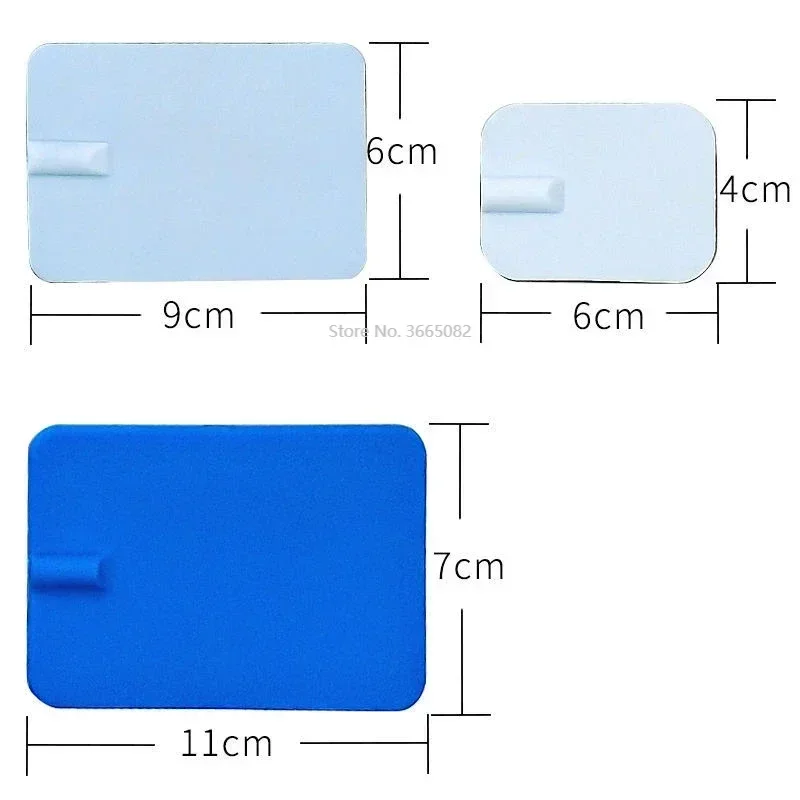 

2pcs 7x11cm/ 4x6cmSilicone Electrode Pad Soft Electrode Patch for Physiotherapy Instrument Relief Pain Tools Free