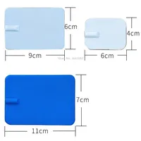 2pcs  7x11cm/ 4x6cmSilicone Electrode Pad Soft Electrode Patch for Physiotherapy Instrument  Relief Pain Tools Free