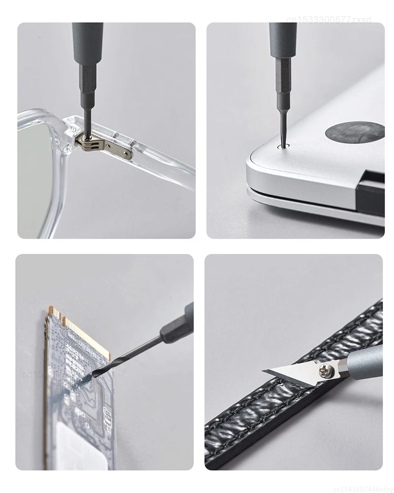 Imagem -05 - Xiaomi-duka Atuman Precisão Magnética Manual Chave de Fenda Kit 24-in1 Bits de Liga de Alumínio Faça Você Mesmo Screw Driver Ferramentas de Manutenção Novo