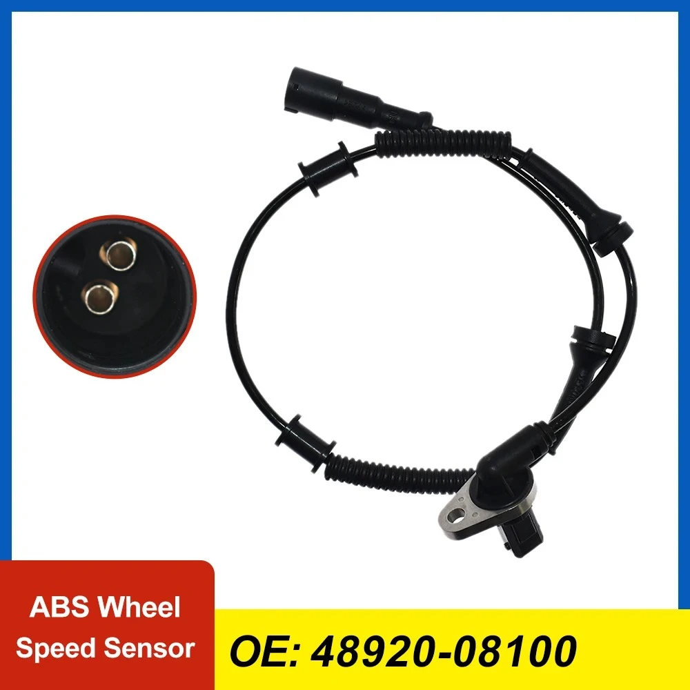 Sensor de Velocidade da Roda ABS Dianteira 4892008100 para Ssangyong Rexton 2002-2019, Peças de Substituição Duráveis para Sistema de Freio