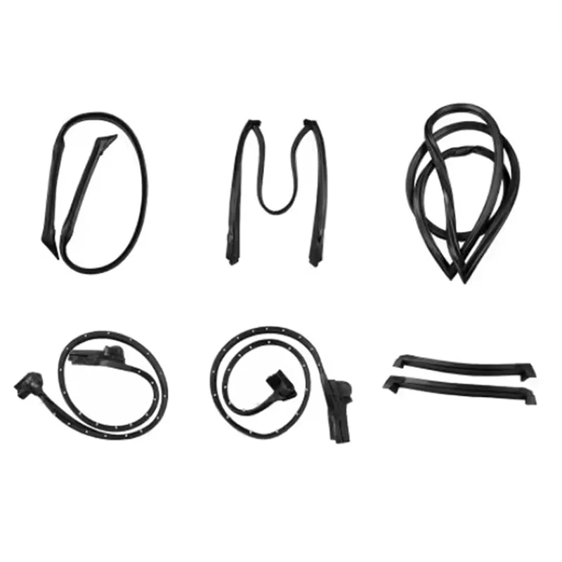 

【Superdeals】Seal Weatherstrip Kit Weather Strip Waterproof Sealing Strip For Corvette C4 Coupe 1990-1996 GM9096GGW 909