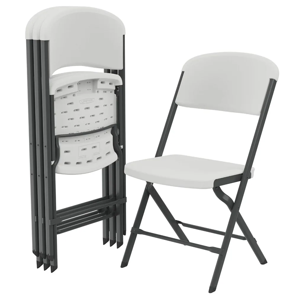 

Folding Chairs, Heavy Duty Foldable Chair Contoured for Comfort, 4-Pack, Customized
