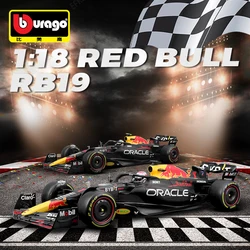 Bburago 1:18 2023 Red Bull RB19 Racing Model Champion World Diecast Alloy  Cars For Adults