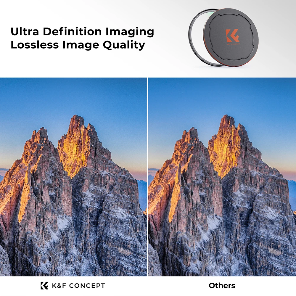 K&F Concept Magnetic MCUV Filter 67mm 82mm Multi Coated Ultraviolet Filter NANO-X Series 49mm 52mm 55mm 58mm 62mm 72mm 77mm 82mm — zdjęcie produktu 2