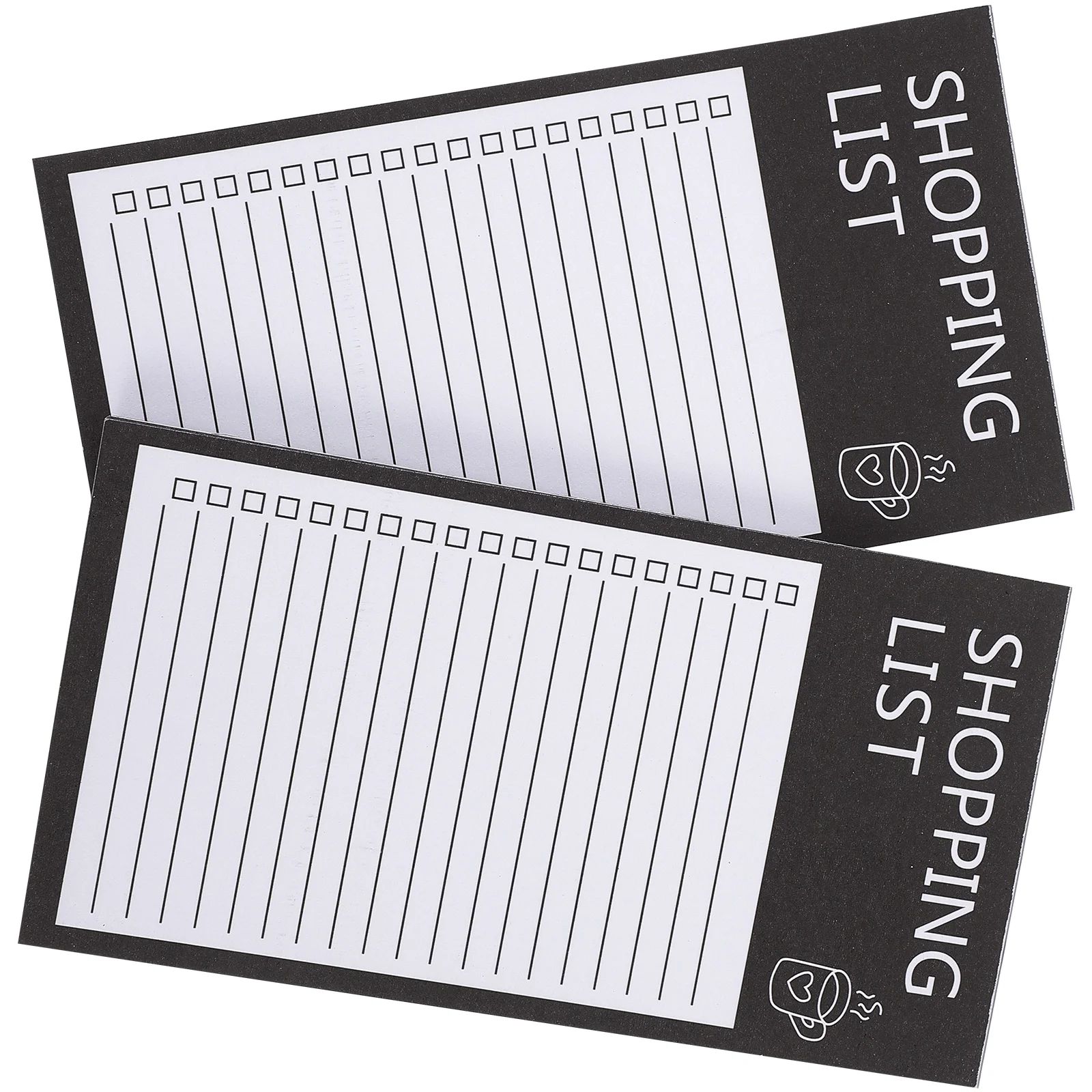 2 Books Grocery List Planner Notepads Portable Tearable Shopping Schedule Notebook Practical Daily Grocery List Planner Notepad