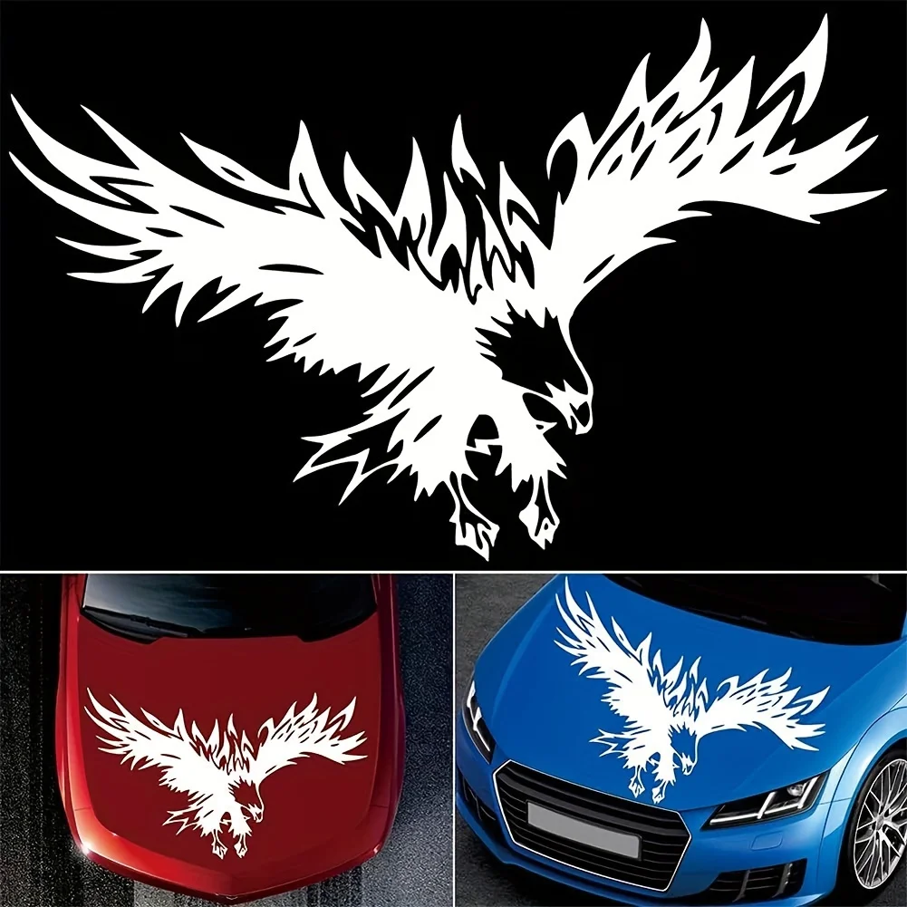 

1pc Anime Eagle Decal Glossy Anime Eagle Car Decal|Cartoon Animal Theme, Sports & Auto UseAnime Stickers for Car