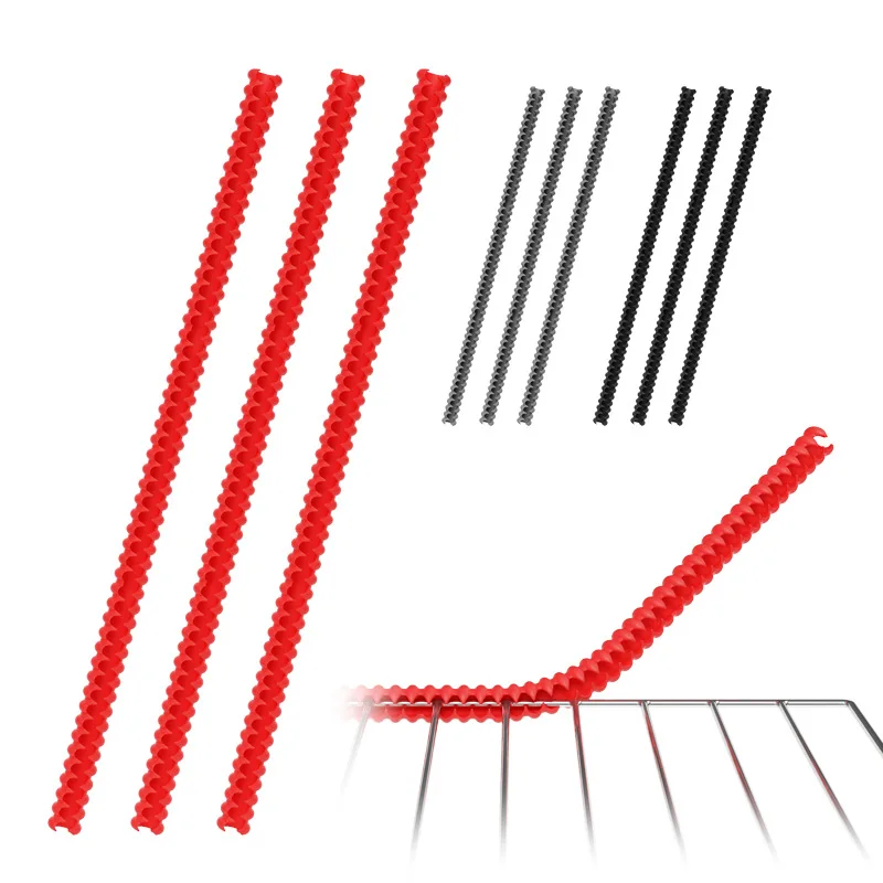 

Oven oven mitts silicone strip oven rack cover heat-insulating cover heat-resistant silicone mesh rack oven mitts rack