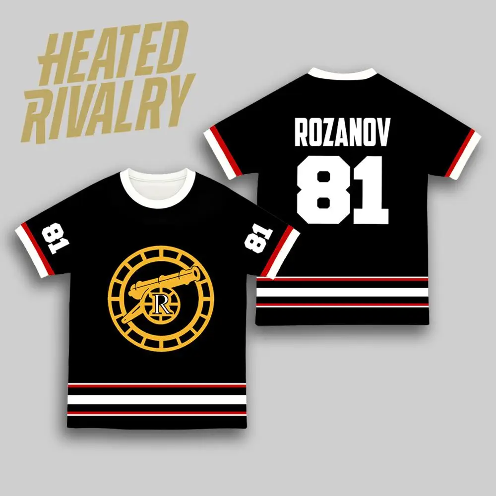 

Heated Rivalry Ice Hockey Jersey ilya Rozanov TV Hot Show fans gift Men Women tee Sport Training Breathable Quick-Drying T Shirt