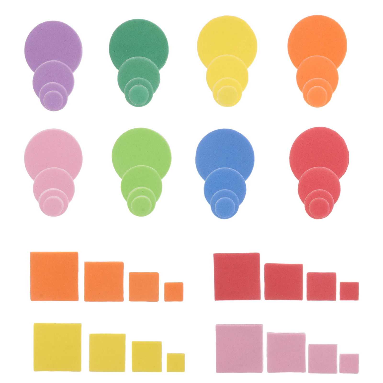 

Children'S Craft Foam Stickers Self Adhesive Mini Geometry Shapes For Diy Art Projects Preschool Assorted Colors Crafts