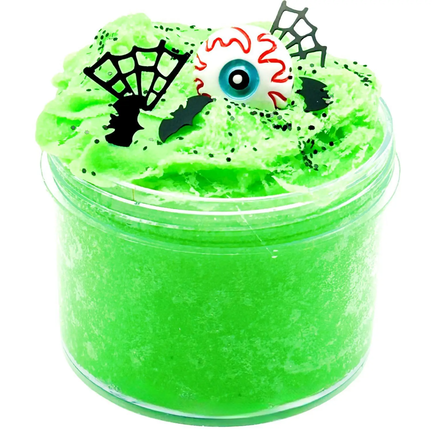 Slime Set Fluffy Charm Toy Halloween Pumpkin Skull Silk Mud 100ml Slime Kids Puzzle Gift Adult Decompression Toy Modeling Clay