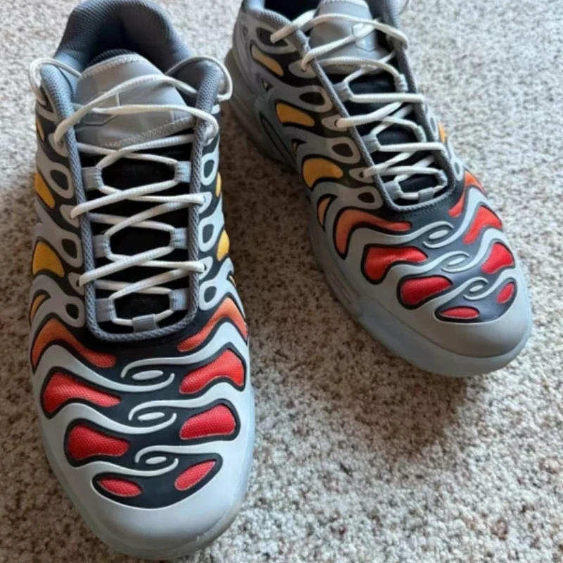 Nike Air Max Plus TN Drift  'Light Smoke Grey' Men Comfortable Air Cushion Soft Elastic Casual Sneakers FD4290-002