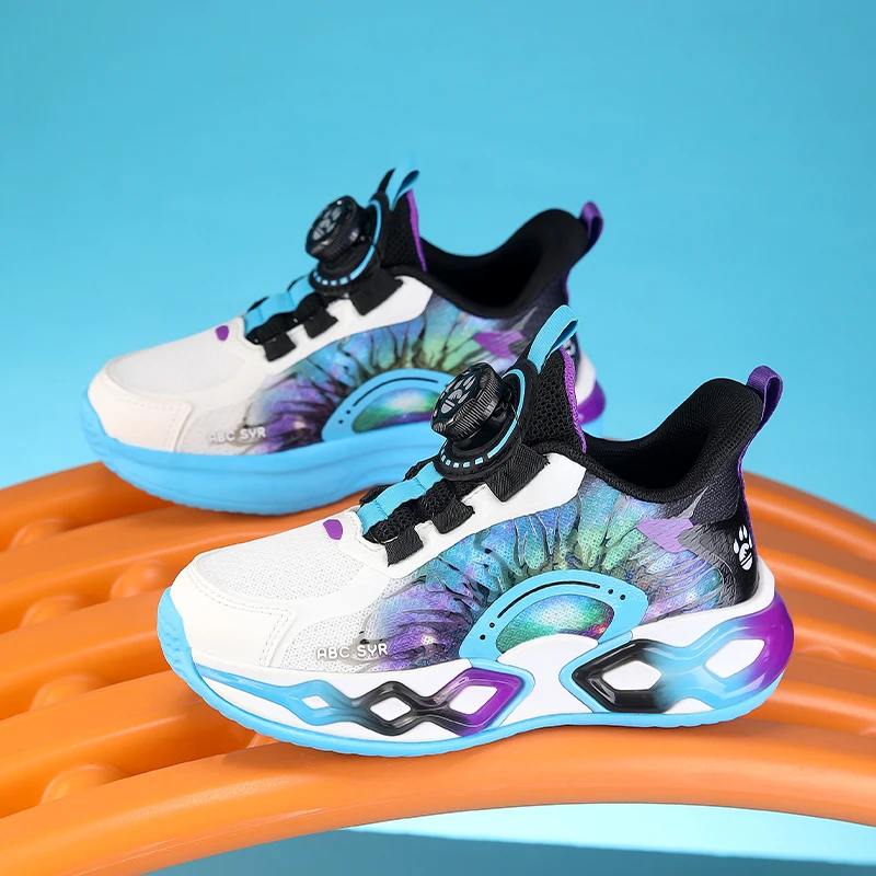 A pair of children's four-season mesh sports shoes, breathable and comfortable all-match running shoes, size 29-39，HCW-S609