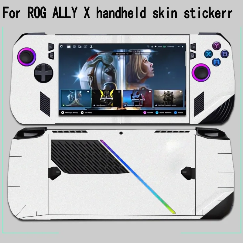 For ASUS ROG ALLY X handheld skin sticker 7 inch ROG handheld shell protective film pre-cut scratch-resistant vinyl decal