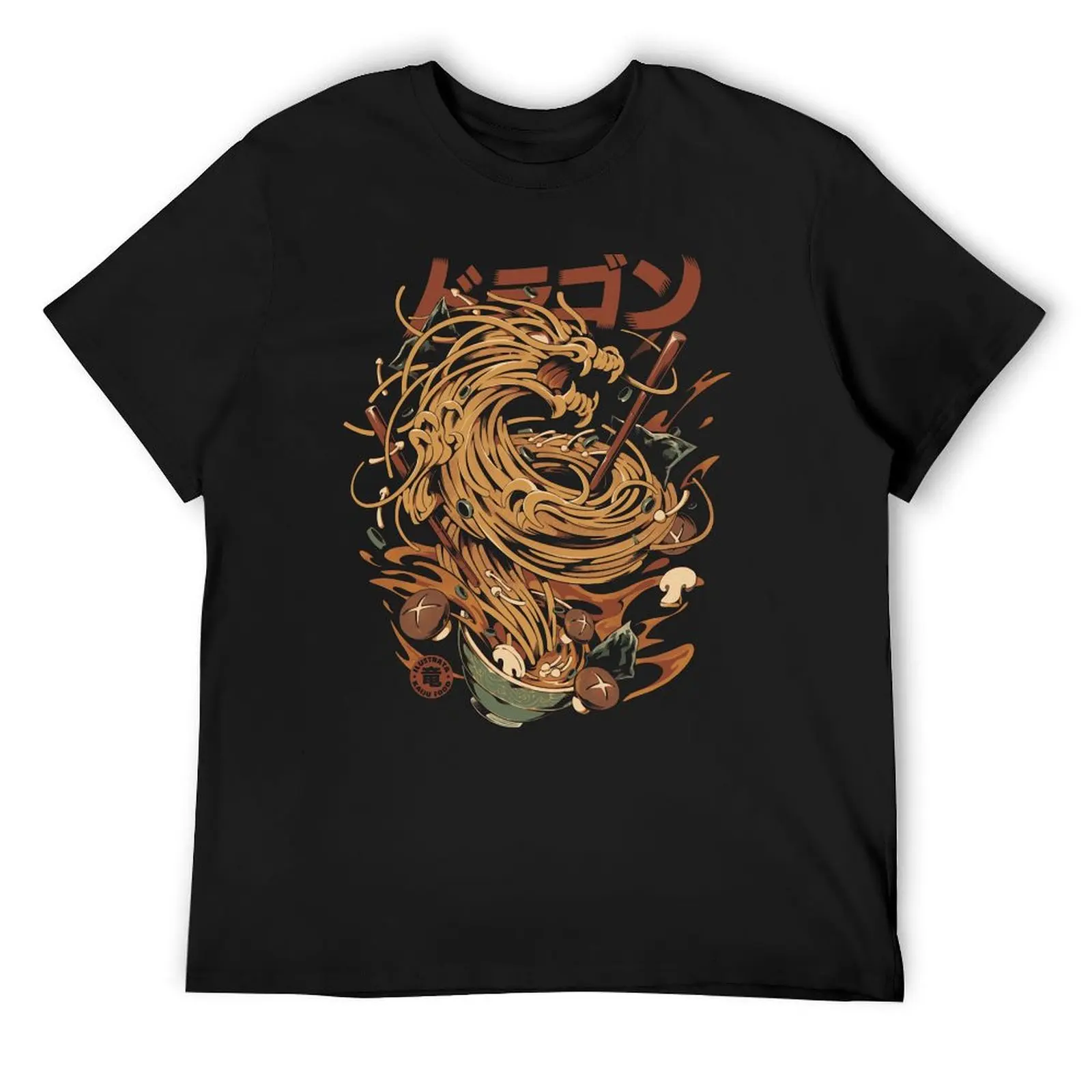 Noodle Dragon T-Shirt summer tops oversizeds plain t shirts men