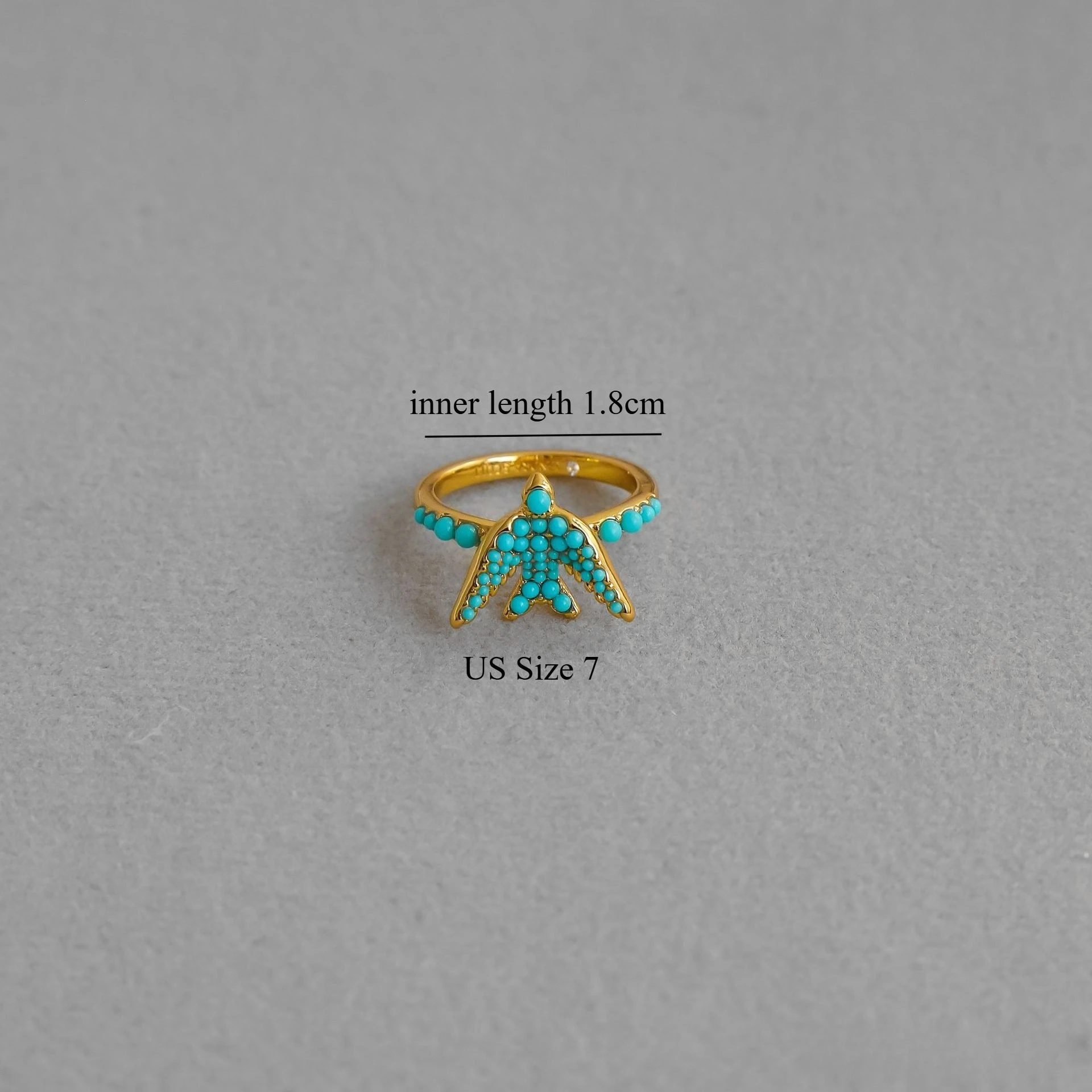 YEEVAA Melody Bird Multi Strand Necklace/Stud Earrings/Cocktail Ring, Jewelry Set, Fashion Jewelry for Women, Unique Gifts