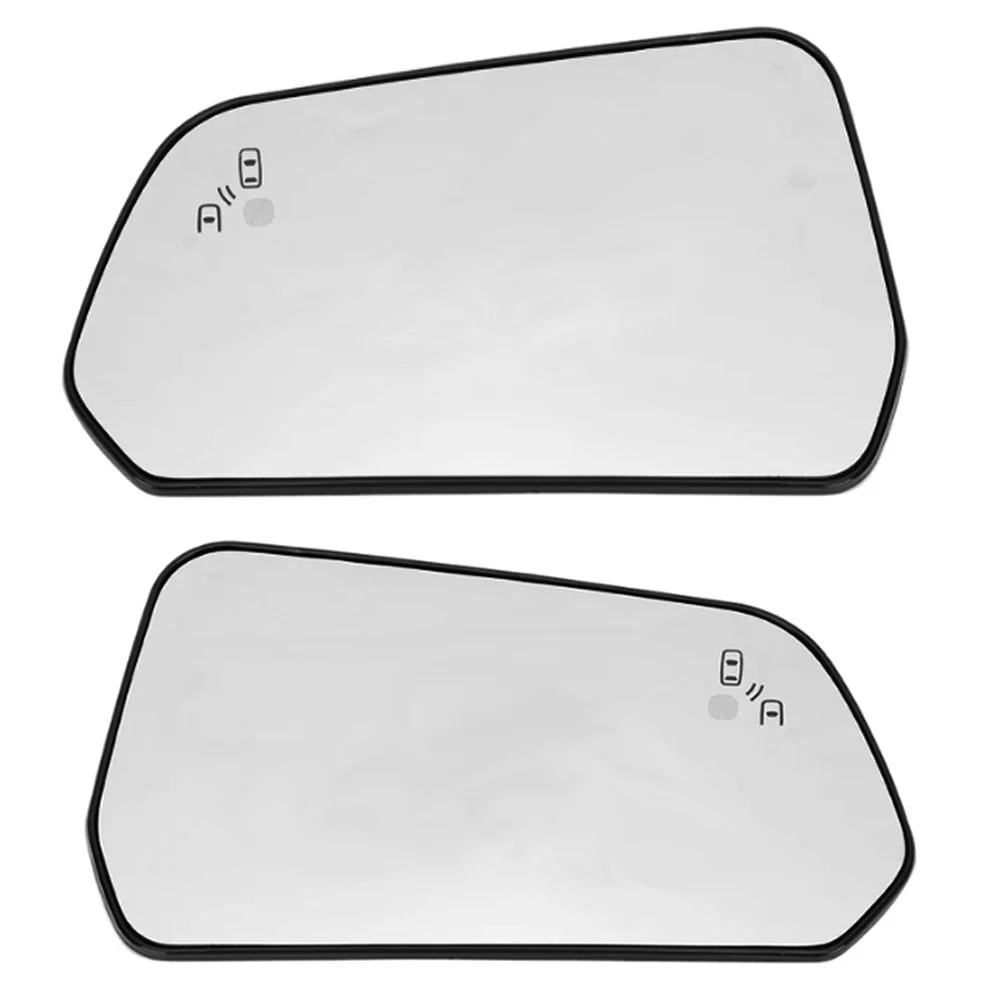 

Heated Left/Right Side Rearview Mirror Glass with Blind Spot for Ford Mustang 2015 2016 2017 FR3Z-17K707-G FR3Z-17K707-R