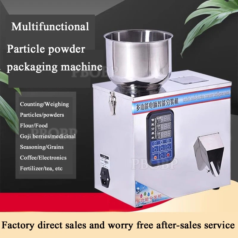 PBOBP Scale Herb Filling And Weighing Machine Tea Leaf Filler Automatic Packing Machine Particle Powder Black Tea Racking Device