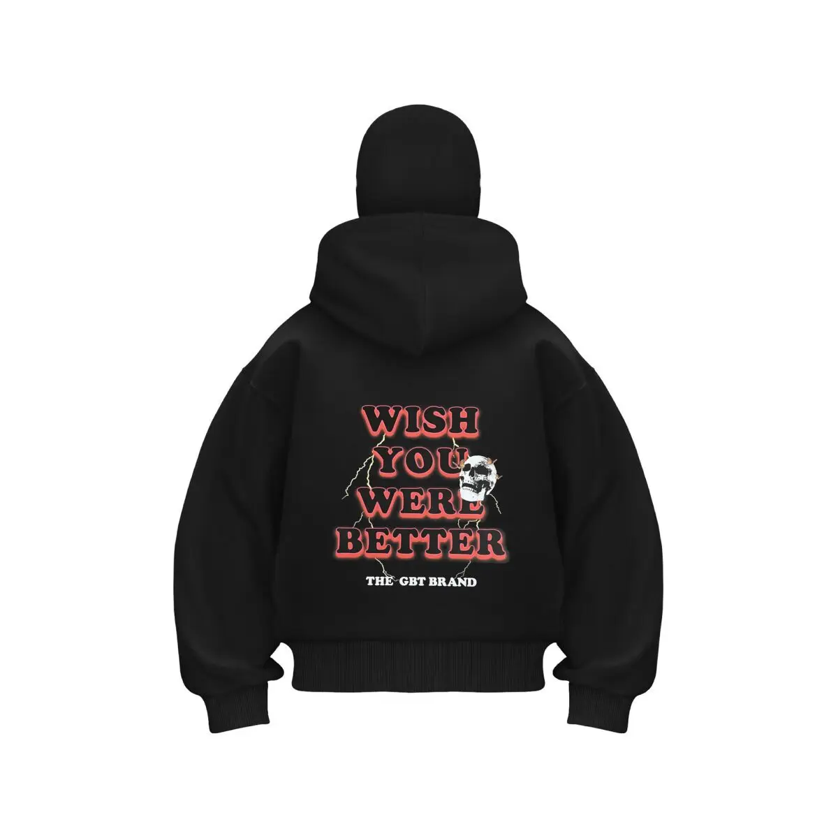 

Wish You Were Better Edgy Art унисекс с двойным капюшоном осень-зима мужская одежда в маске
