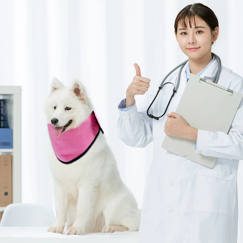 

2 Pcs Pet Cool Scarf Puppy Neck Collar Cooling Pets Towel Fast Drying Breathable