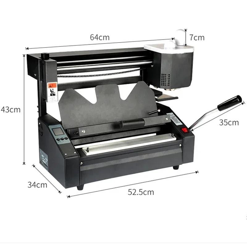 Dual-mode manual/electric wireless office binding equipment: A4 desktop thermal binding machine for document and graphic binding