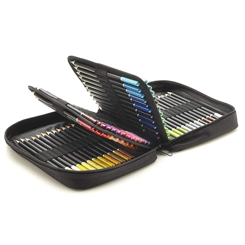 Colouring Pencils Set of 72 Colors with Zipper Case for Artist Beginner, Numbered Pencil for Professional Drawing