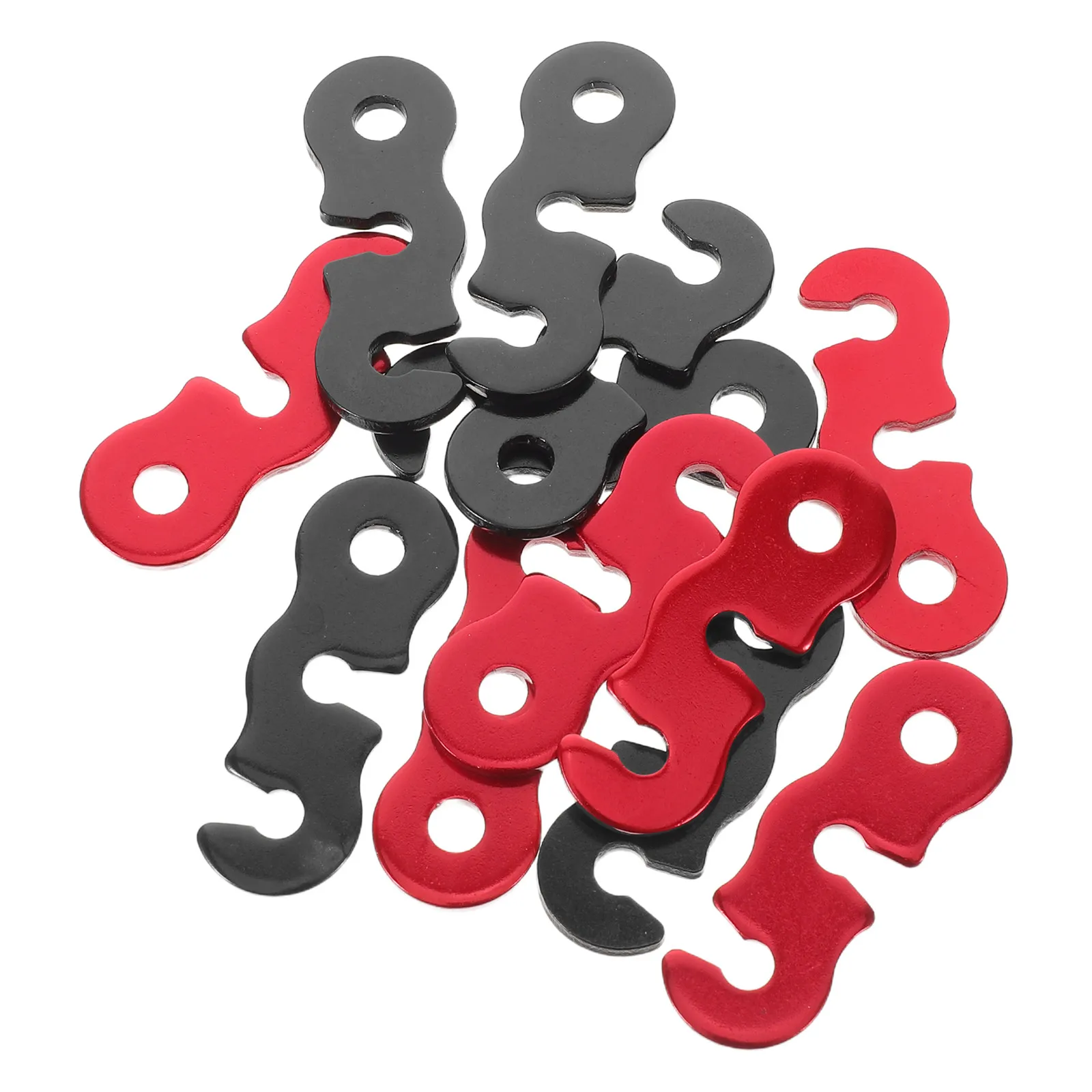 12pcs Aluminum Alloy Tent Guyline Adjusters Aluminum Paracord Tensioner for Camping Guyline Adjuster Buckle Tent Setup