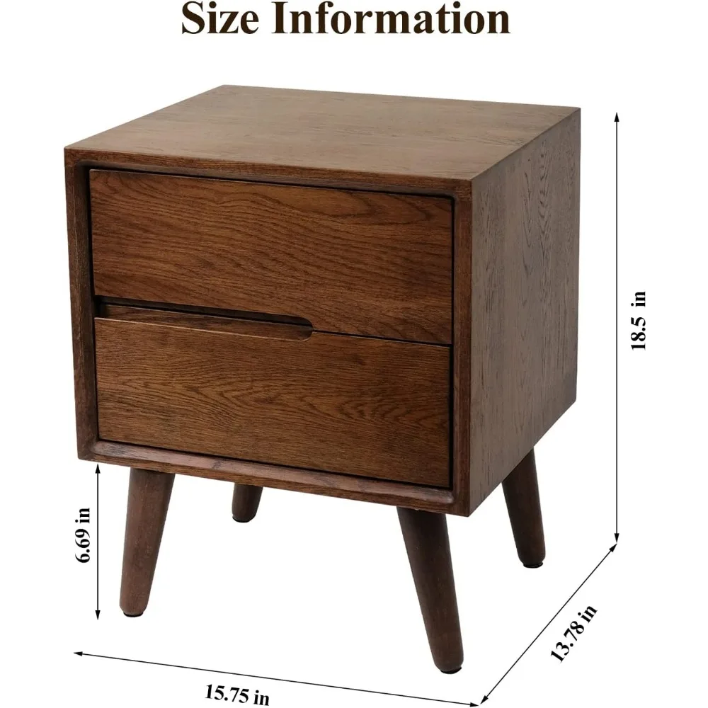 Table de oral et Moderne en Bois Massif Durable avec 2 Ailes de Proximité, Table de oral et du Milieu du Siècle