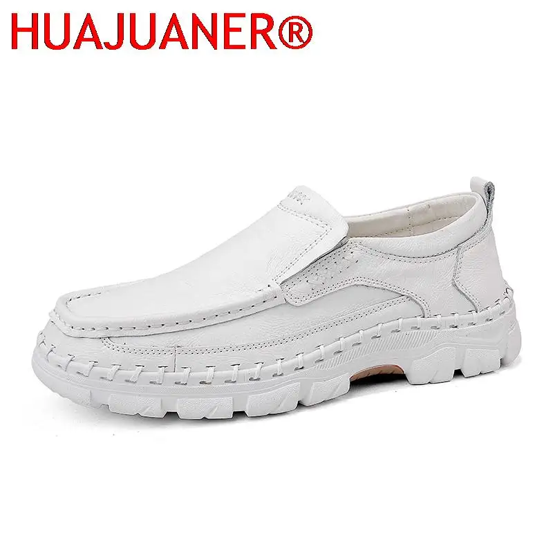 

Men Loafers Fashion British Oxford Dress Shoes Male Gentleman Casual Leather Flats Male Footwear Business Slip on Shoe Big size