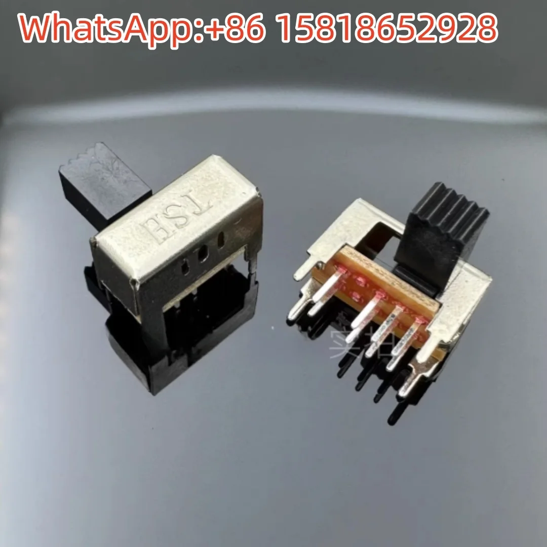 

20 шт. SK23D04G8 TSH тумблер боковой циферблат 3-скоростной двухрядный 8-футовый горизонтальный аудио автомобильный усилитель слайд левый один правый три